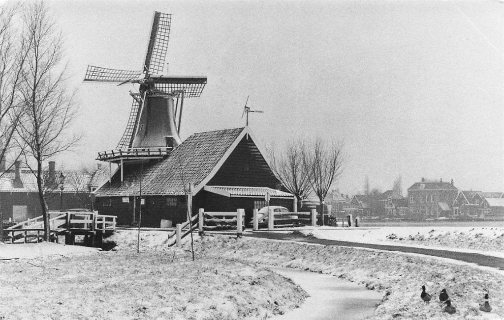 703-481-039 Zaanse Schans Mosterdmolen De Huisman, Verzamelen, Ansichtkaarten | Nederland, Noord-Holland, Voor 1920, Verzenden