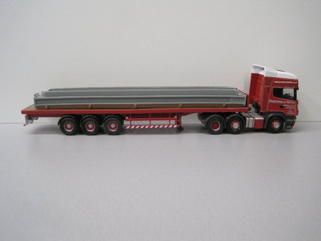 SCANIA R Topline Flatbed Trailer & Load Prestons of Potto, Ophalen of Verzenden, Zo goed als nieuw, Bus of Vrachtwagen, Corgi