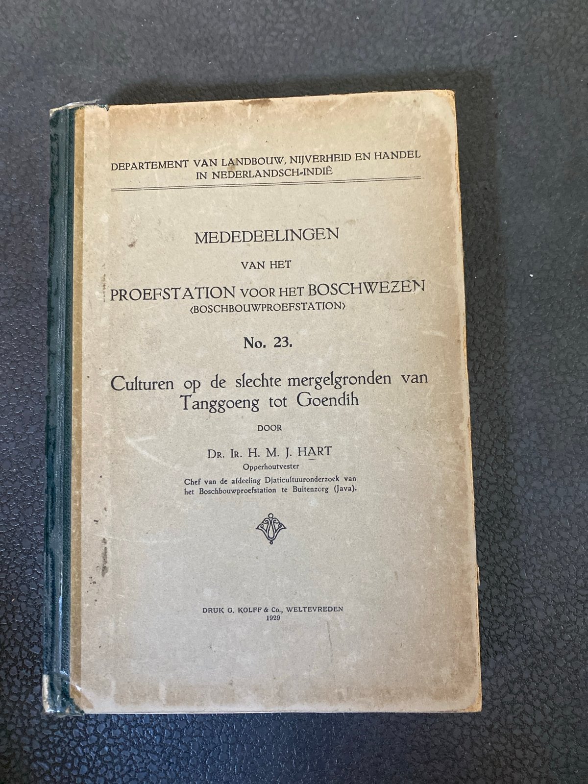 Boek Nederlands-Indië 1929 - Culturen op slechte mergelgrond, Boeken, Geschiedenis | Vaderland, Ophalen of Verzenden, 20e eeuw of later