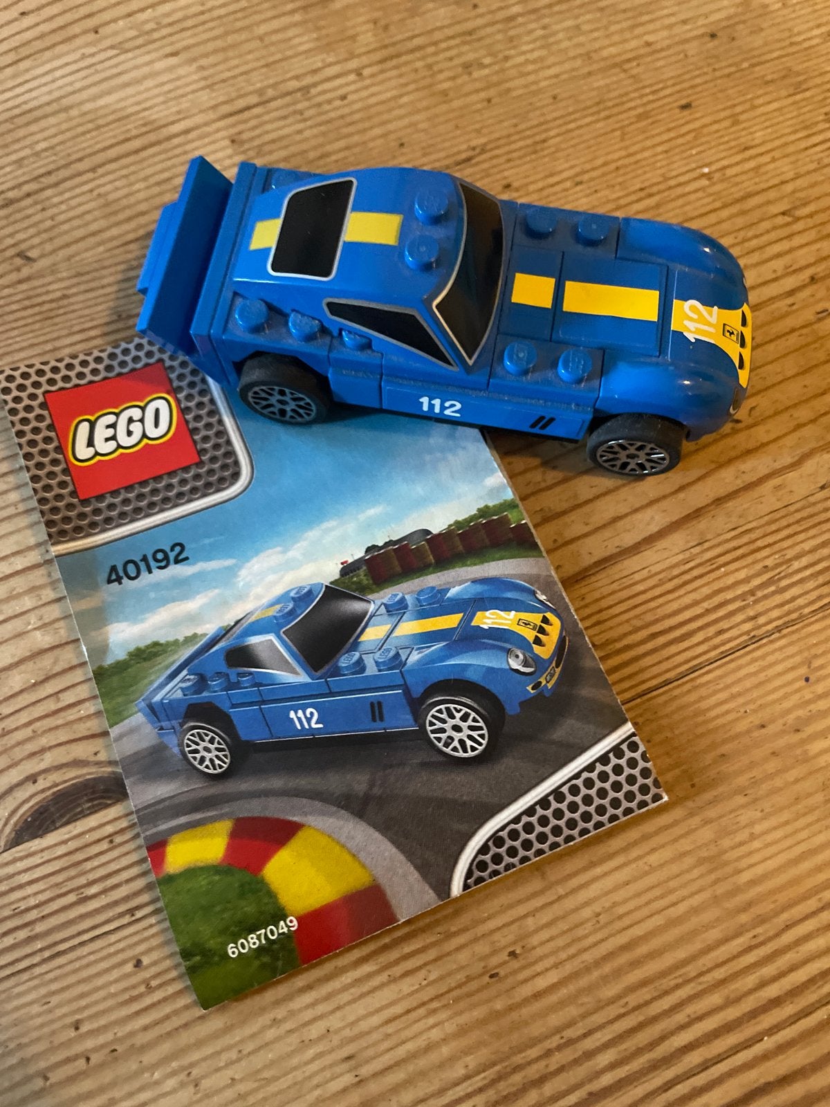 Lego Speed Champions Raceauto 40192 met instructies, Lego, Zo goed als nieuw, Compleet, Complete set