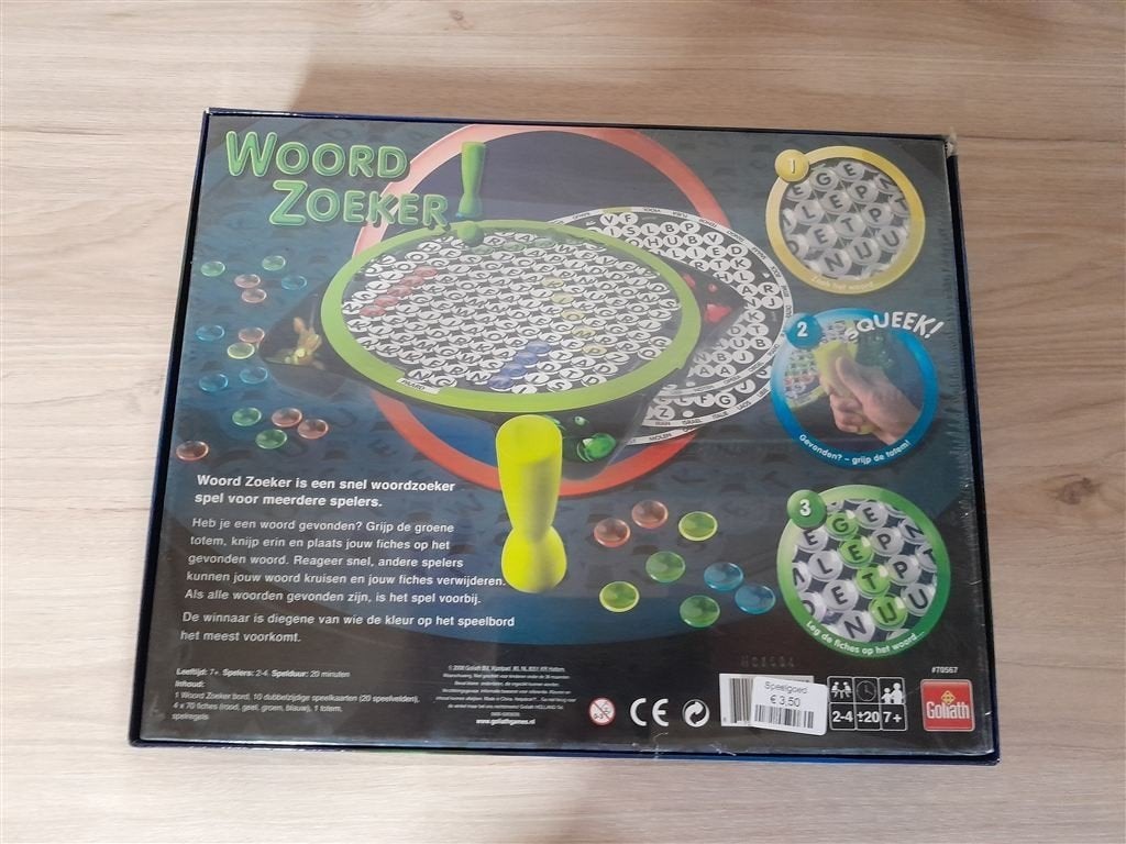 woordzoeker! Goliath - s1210, Hobby en Vrije tijd, Gezelschapsspellen | Bordspellen, Verzenden, Zo goed als nieuw