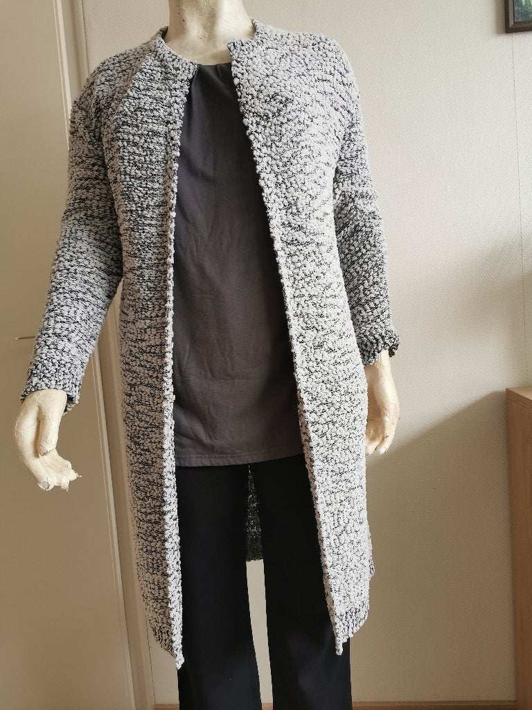 47 .. zgan lang grijs vest xl, Kleding | Dames, Ophalen of Verzenden, Zo goed als nieuw, Grijs, Trui of Vest