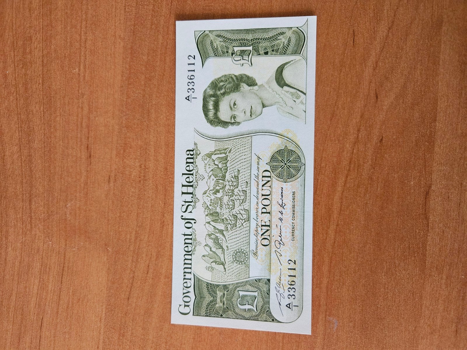 1 pound St.Hellena UNC, Ophalen of Verzenden, Overige landen, Los biljet