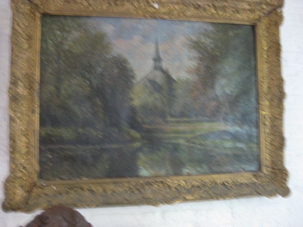 oud olieverf schilderij, Ophalen