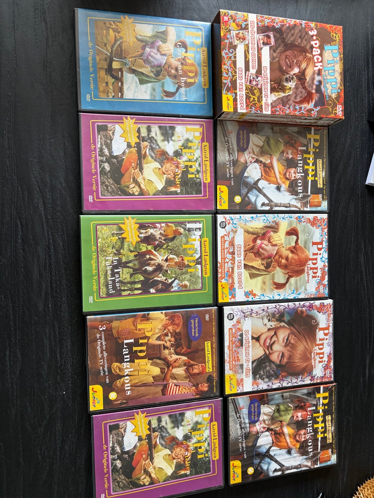 Pippi Langkous DVD Collectie - De Originele Versie, Gebruikt, Verzamelbox, Alle leeftijden, Familie