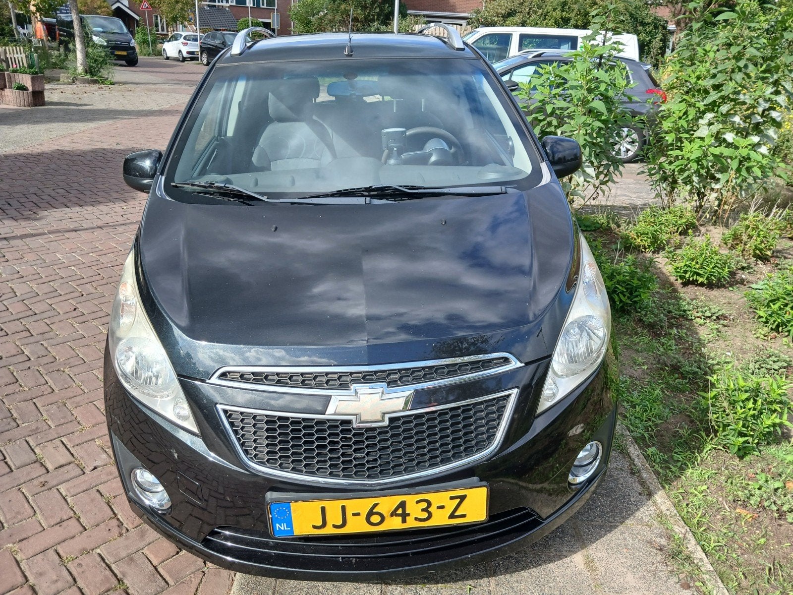 Chevrolet Spark 1.2 2010 Zwart, Auto's, Voorwielaandrijving, 4 cilinders, Zwart, Particulier