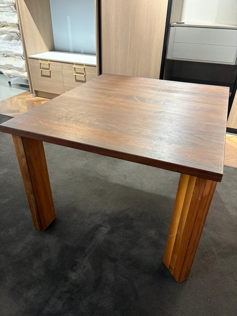 Eetkamertafel teak, Ophalen, Teakhout, Zo goed als nieuw, Vier personen