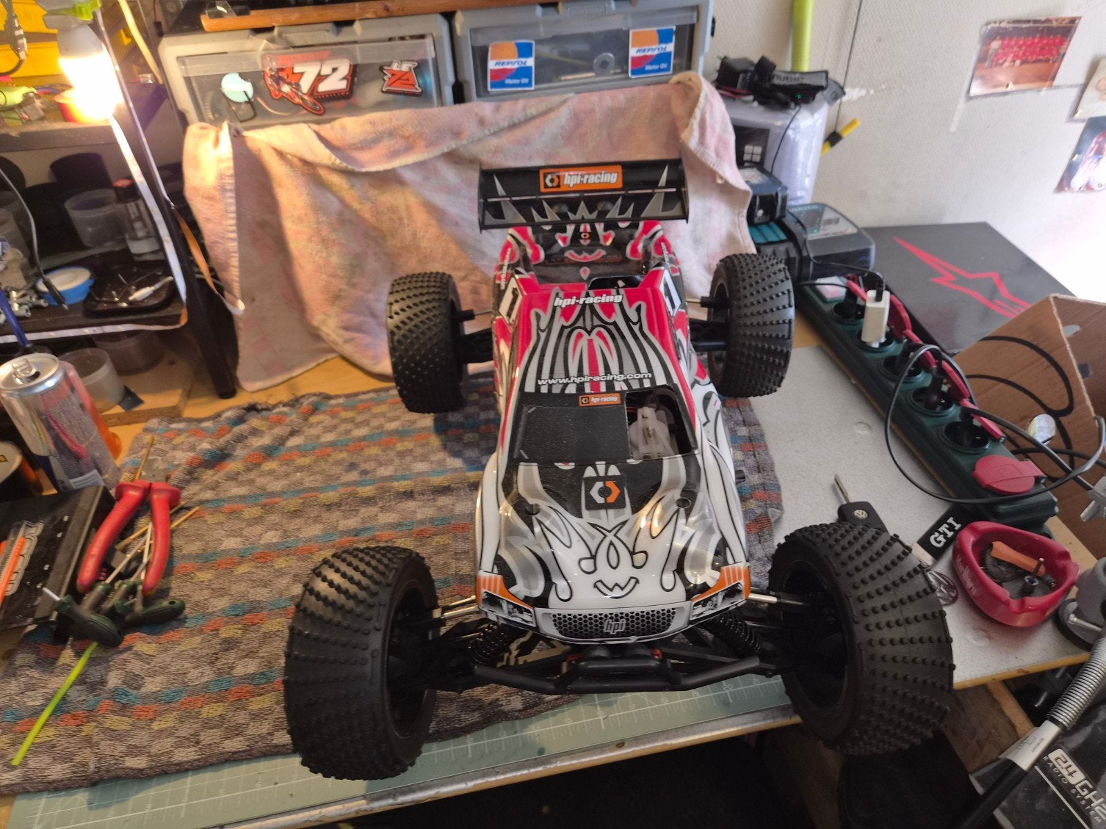 HPI Racing Trophy Truggy 4.6 Nitro RC Auto Offroad, Hobby en Vrije tijd, Auto offroad, Ophalen of Verzenden, Zo goed als nieuw
