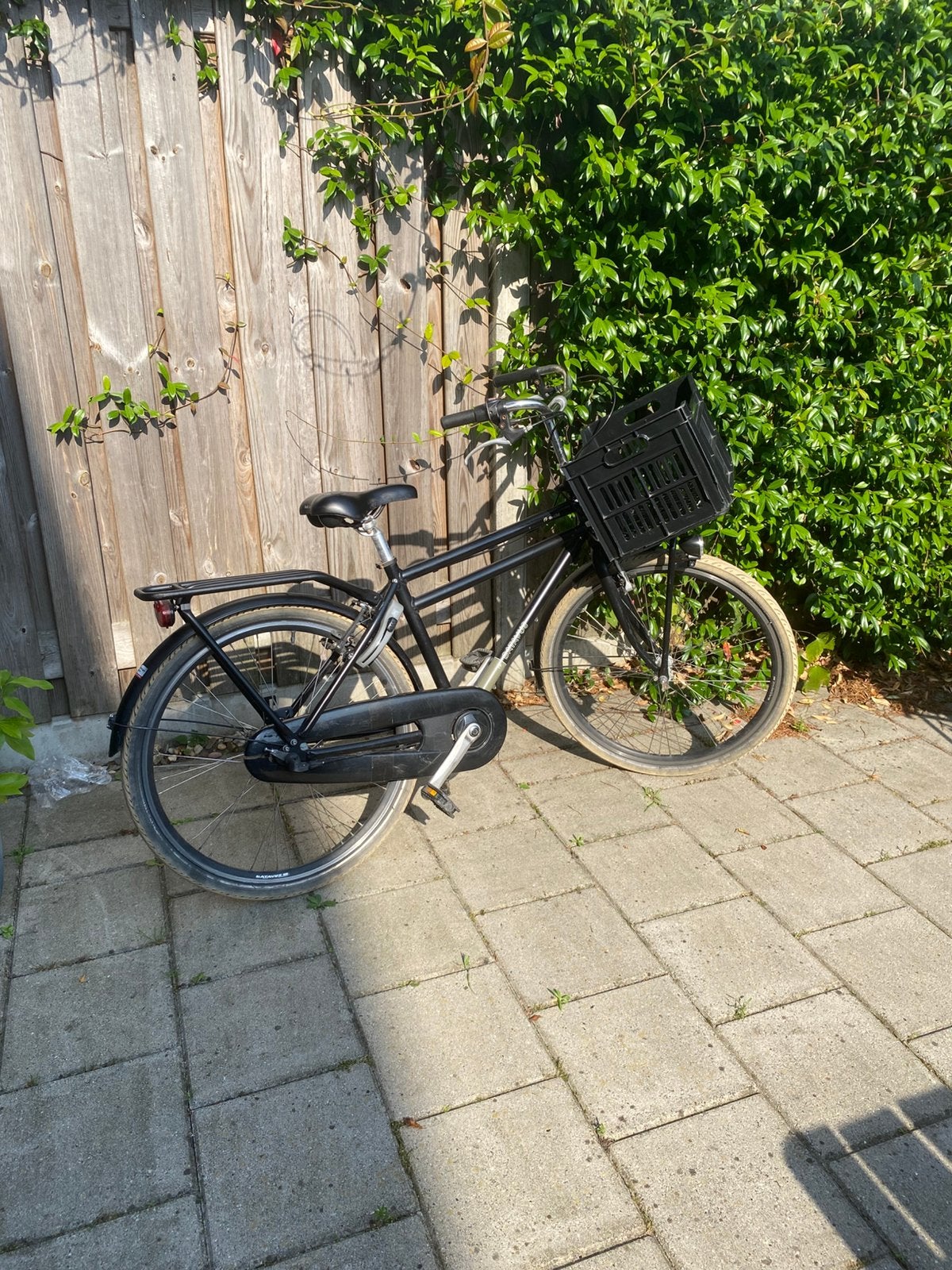Zwarte Batavus, herenfiets, 26 inch., Gebruikt, Versnellingen, Batavus, Ophalen of Verzenden