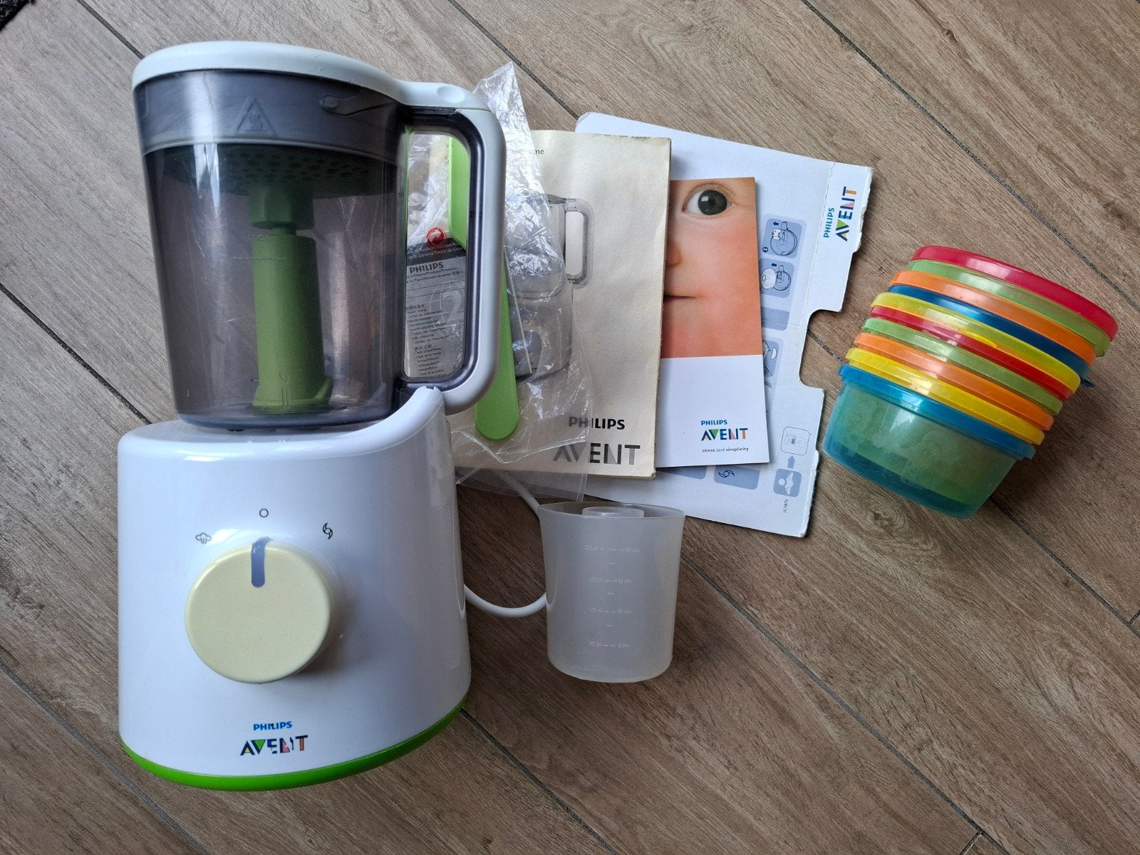 Philips Avent SCF870 stomer en blender, Witgoed en Apparatuur, Keukenmixers, Ophalen of Verzenden, Gebruikt, Vaatwasserbestendig