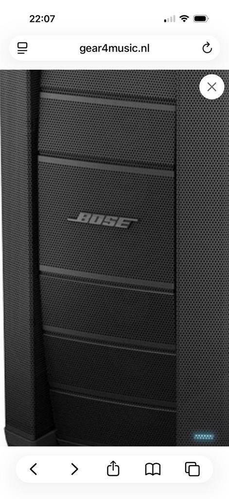 Bose f1 set (2+2), Ophalen, Zo goed als nieuw, Bose, 120 watt of meer