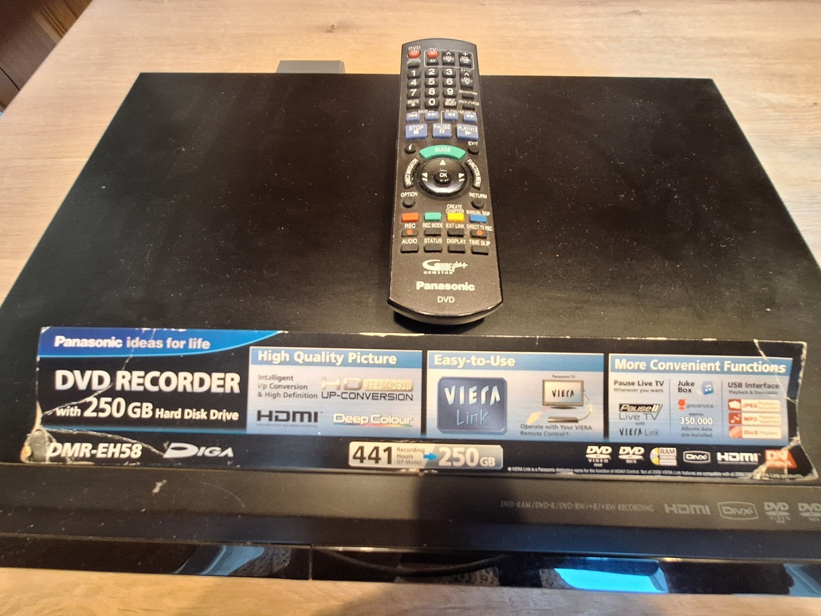 PANASONIC dvd recorder, Ophalen, Gebruikt, Panasonic, Met harddisk