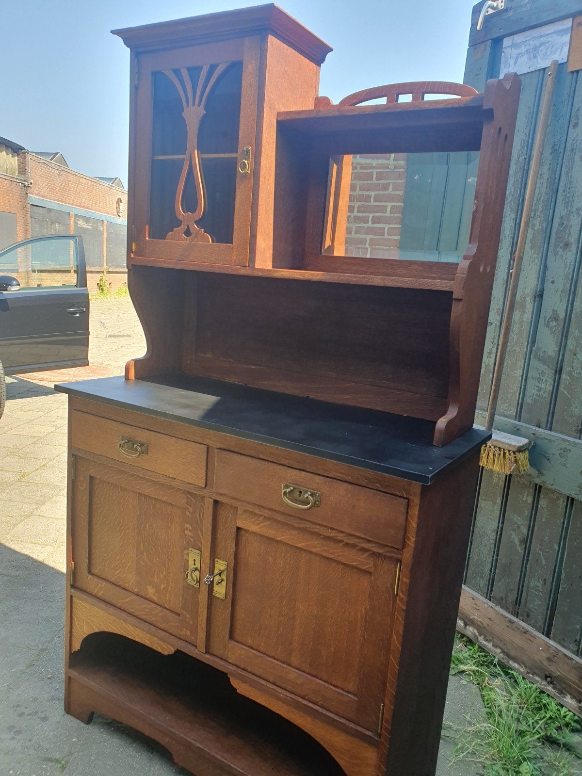 Jugenstiel Buffet/Kast., Ophalen