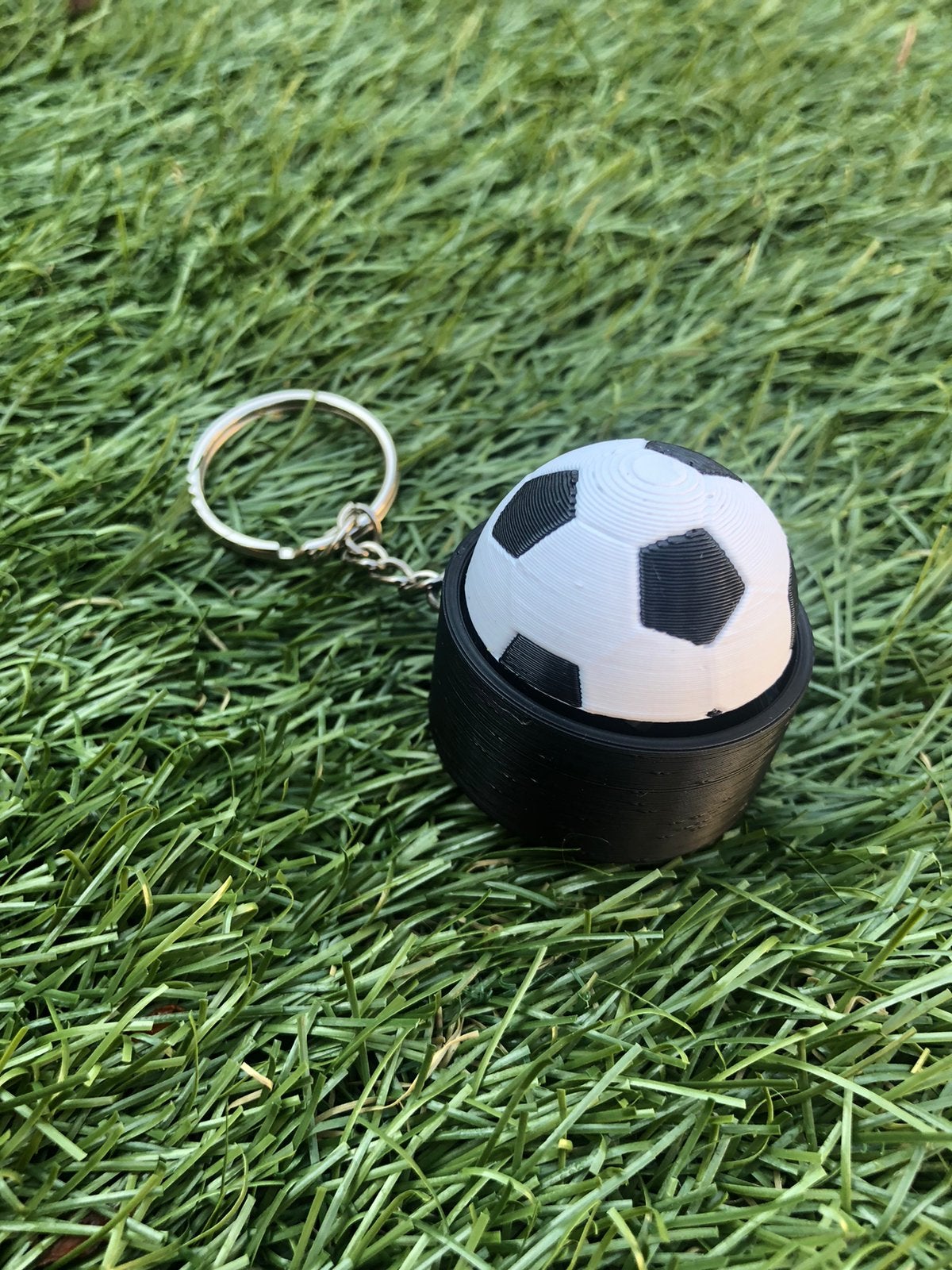 Voetbal fidget clicker zwart (3Dgeprint), Ophalen of Verzenden, Nieuw, Sport