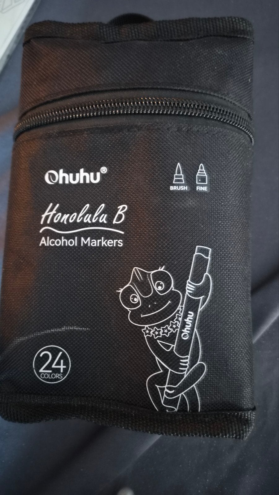 Ohuhu Honolulu B Alcohol Markers - 24 kleuren, Hobby en Vrije tijd, Tekenen, Ophalen of Verzenden, Gebruikt, Potlood of Stift