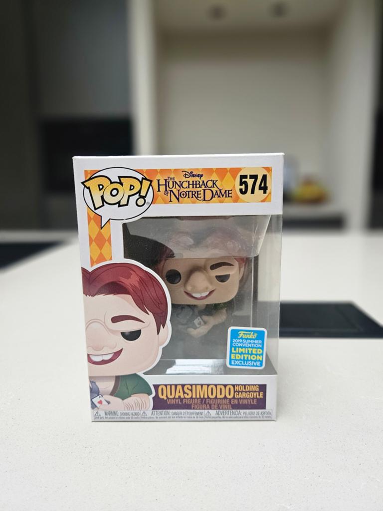 Funko Pop! Quasimodo Holding Gargoyle - Disney Hunchback, Ophalen of Verzenden, Zo goed als nieuw