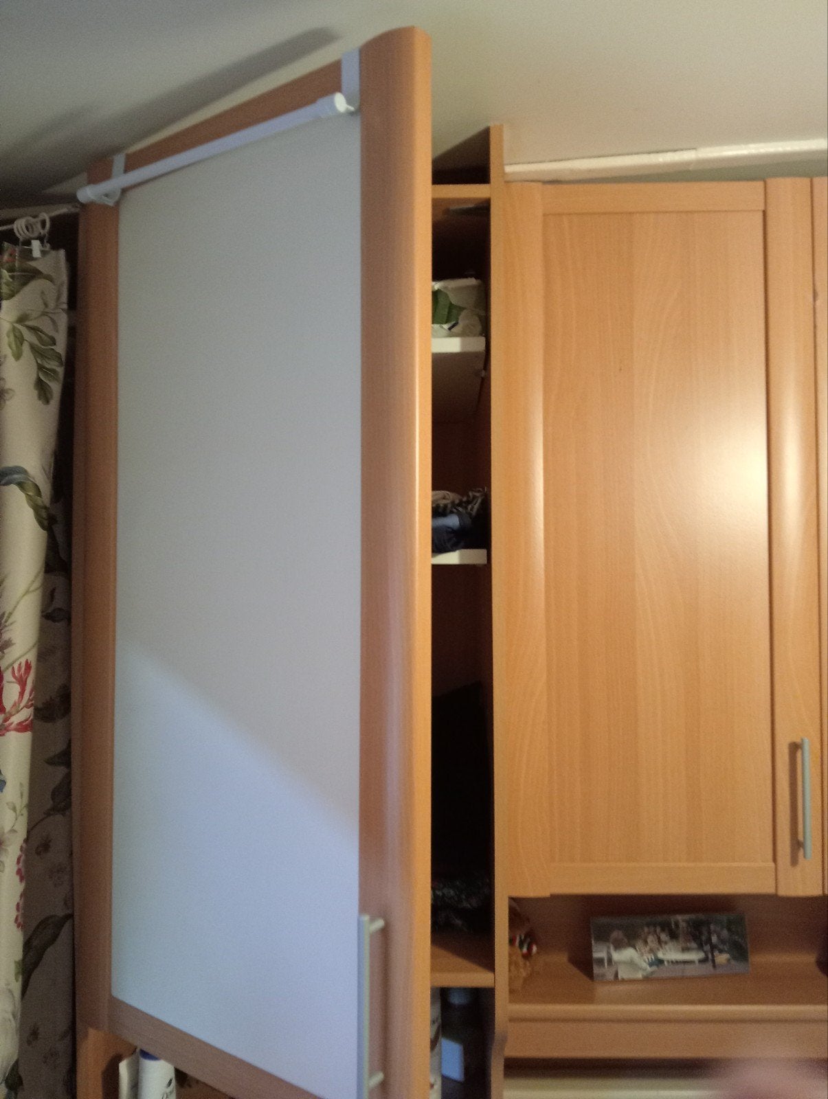 Ombouw bed, Gebruikt, Bruin, Tweepersoons, Ophalen of Verzenden