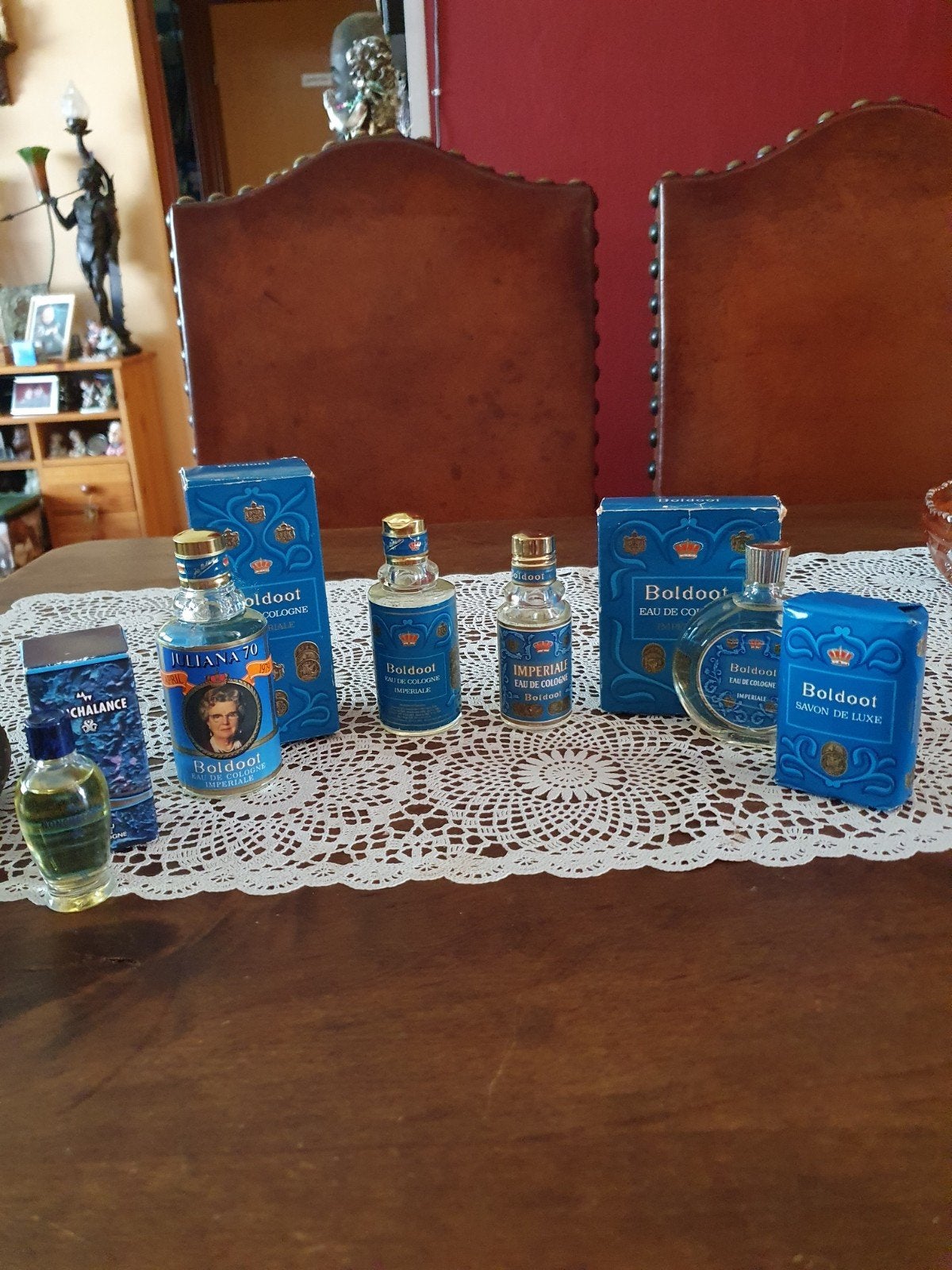 vintage boldoot eau de cologne., Ophalen of Verzenden, Zo goed als nieuw, Parfumfles
