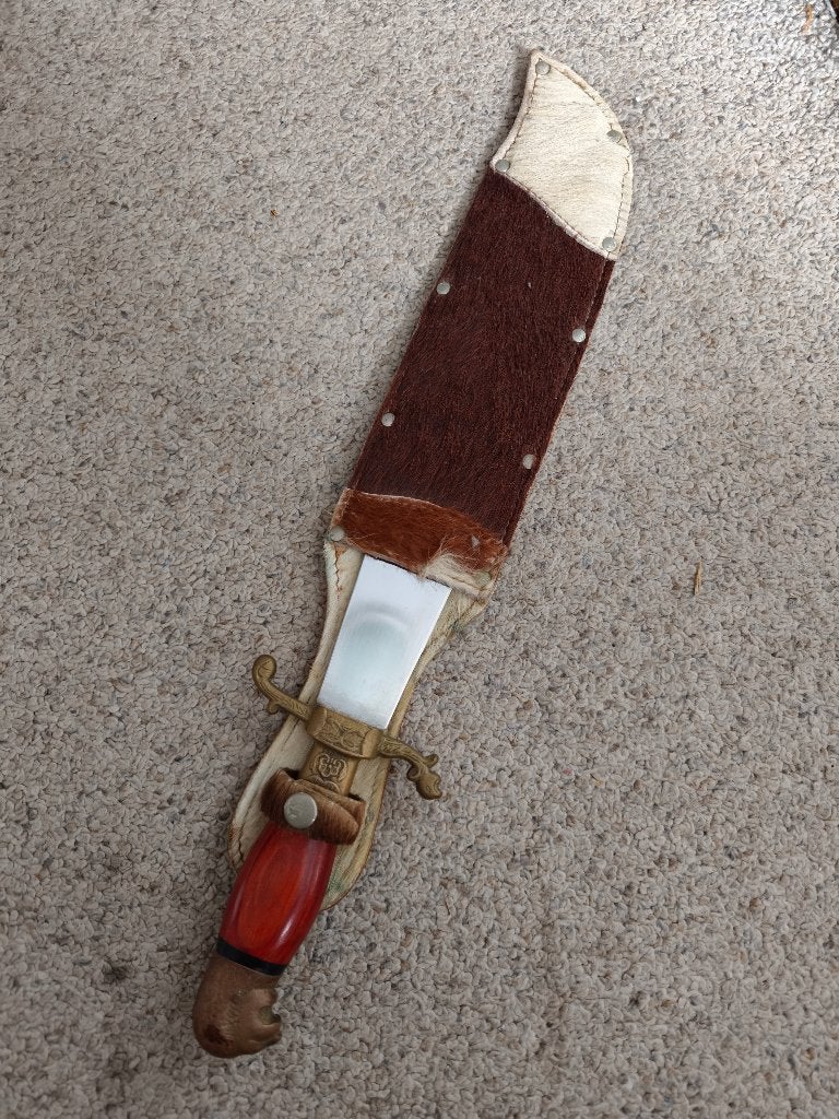 Vintage Tramontinox Braziliaanse gaucho-jachtmes Decoratie, Antiek en Kunst, Ophalen of Verzenden