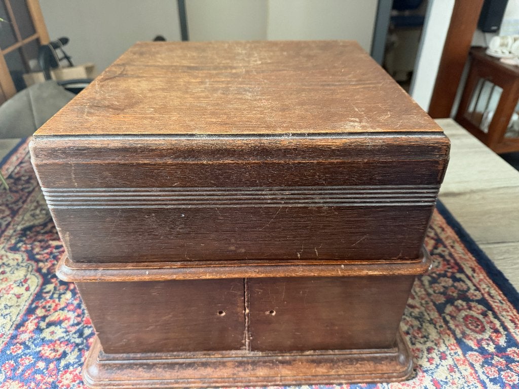 Zeldzame Antieke Odeonette Tafelgrammofoon + 21 Platen, Ophalen of Verzenden
