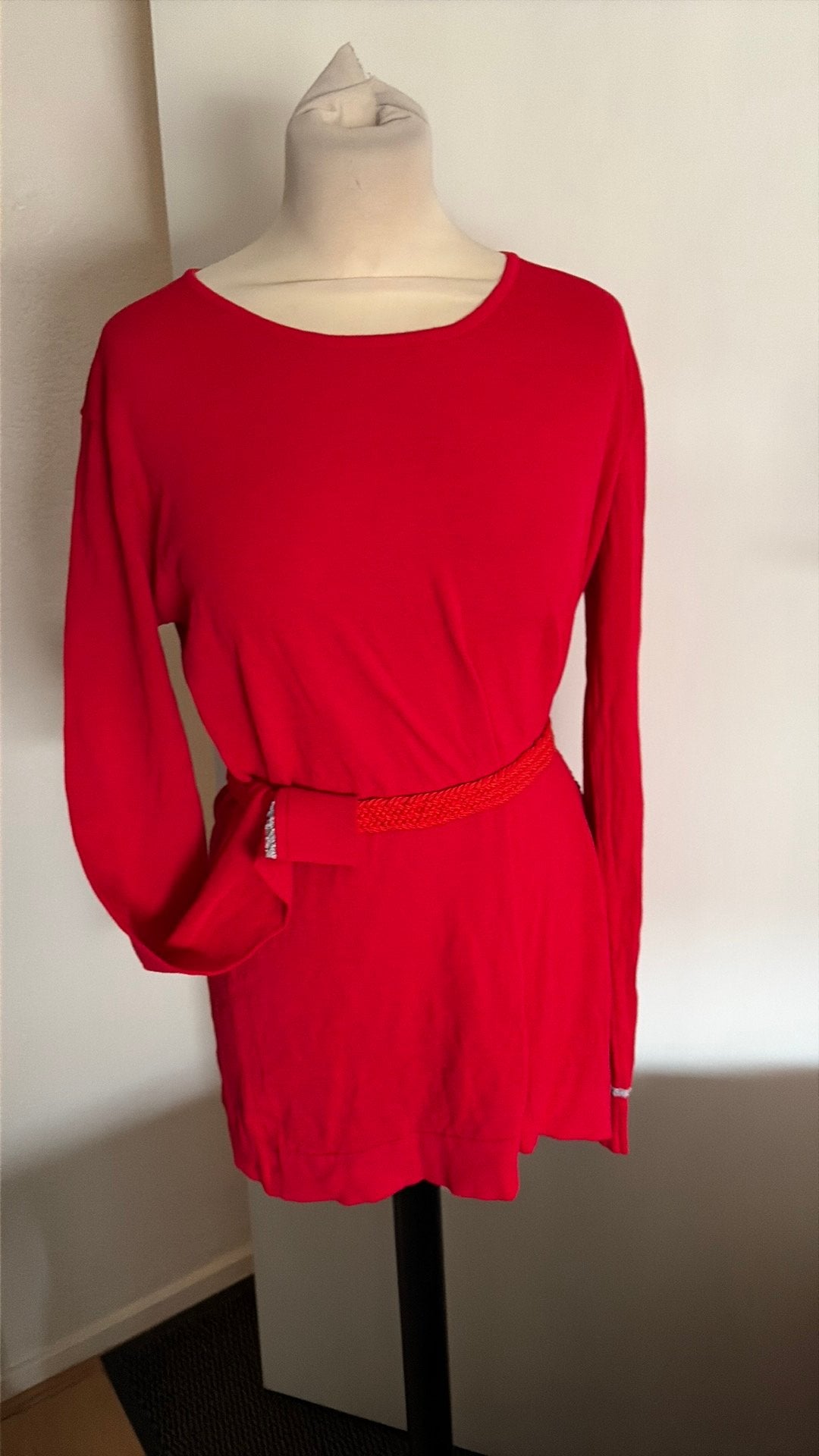Rode top mt m/l, Kleding | Dames, Maat 38/40 (M), Ophalen of Verzenden, Zo goed als nieuw, Lange mouw
