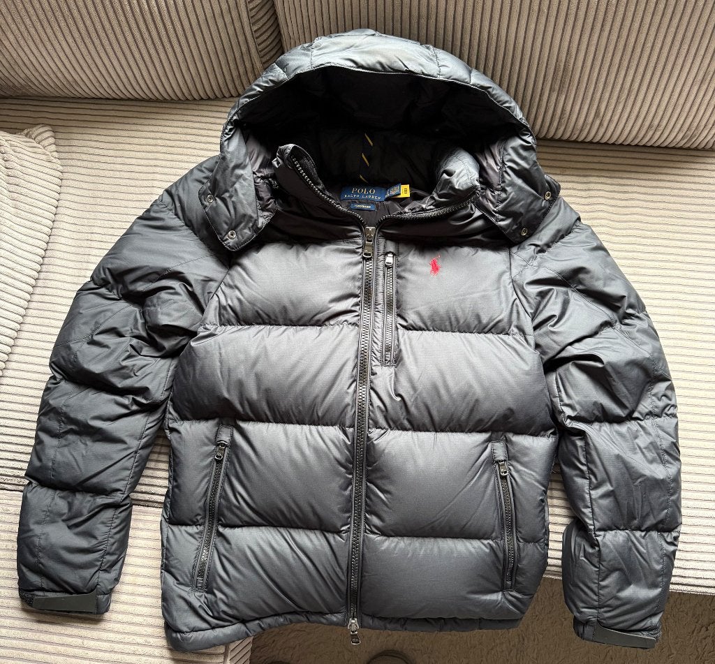 Originele Polo Ralph Lauren Gorham Down Jacket XS Zwart, Ralph Lauren Polo, Zwart, Nieuw, Ophalen of Verzenden