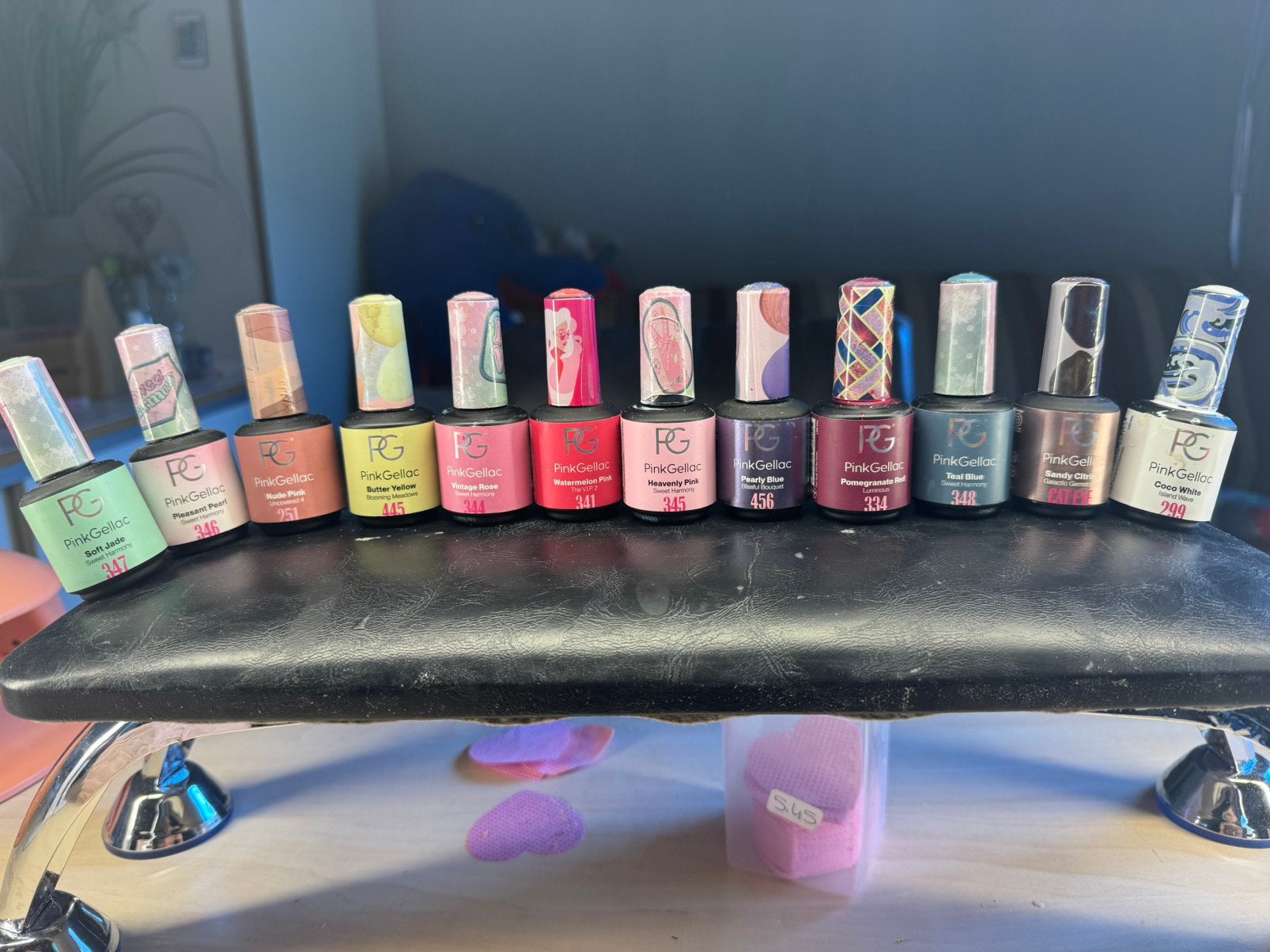 Pink gellak kleurtjes, Ophalen of Verzenden, Zo goed als nieuw, Overige kleuren, Handen en Nagels