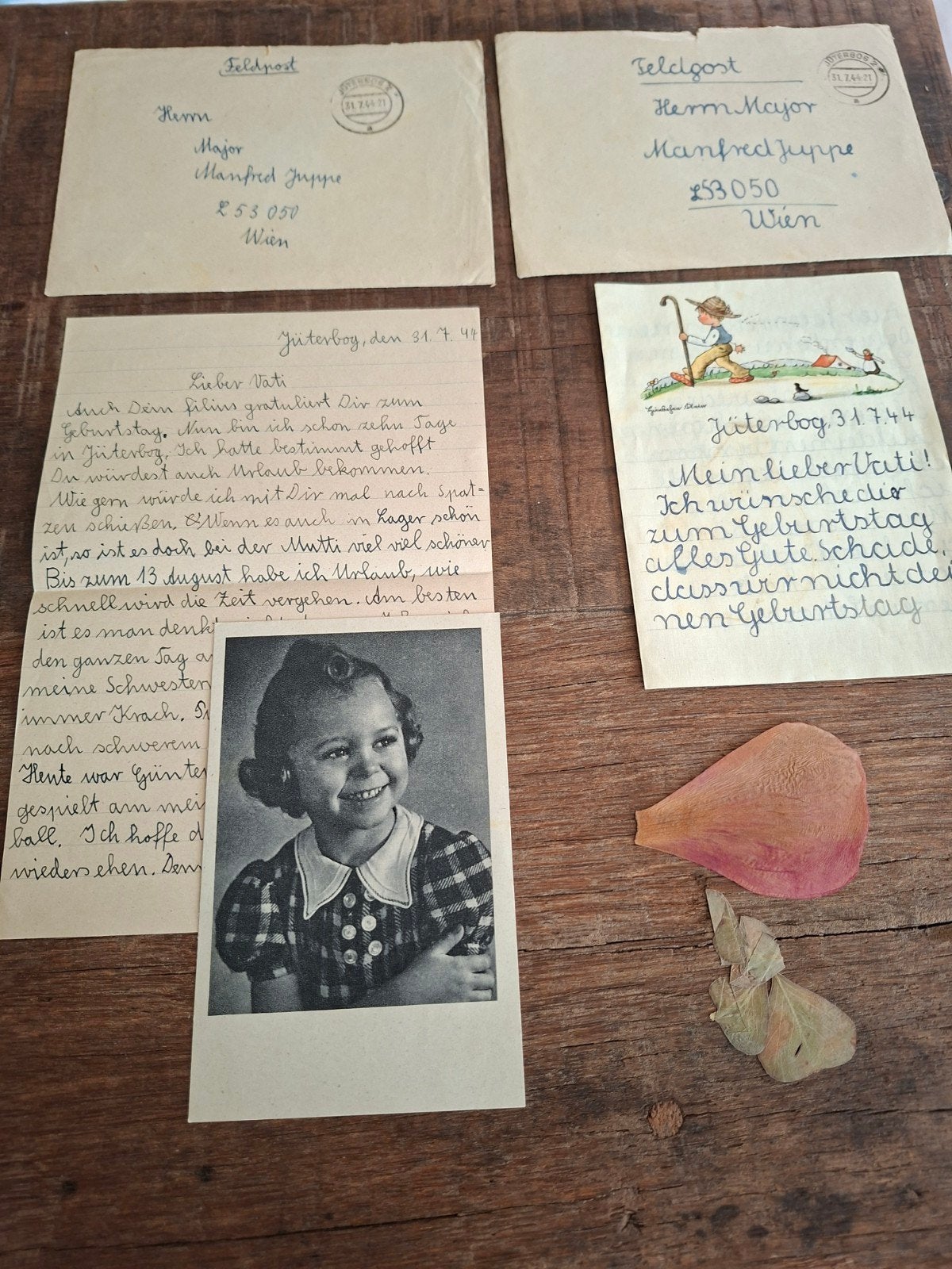 ww2 wo2 Duitse feldpost aan majoor bijzonder, Ophalen of Verzenden, Duitsland