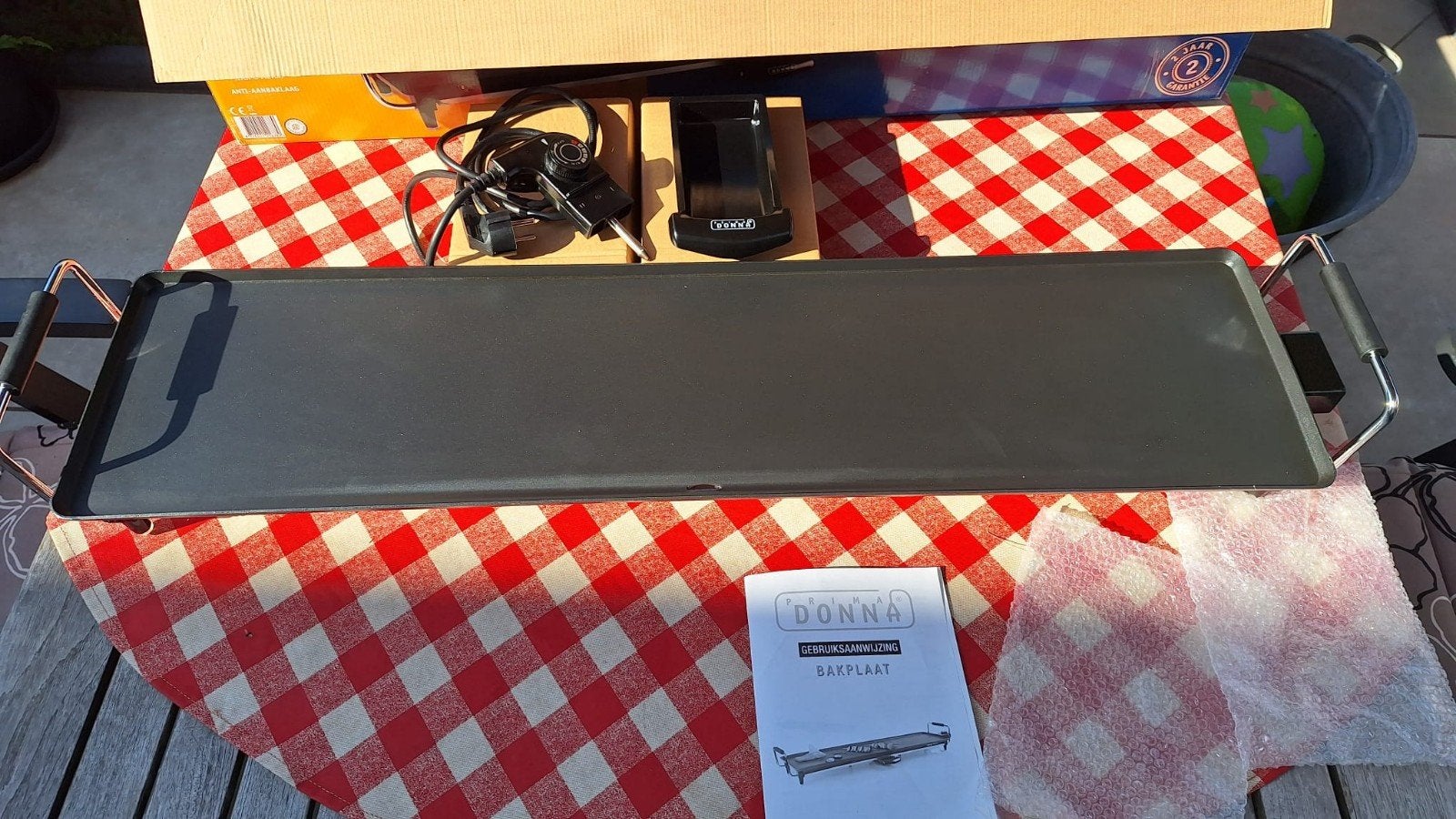 Bakplaat Donna XL 88x22 cm - Ideaal voor 4 personen, Ophalen, Zo goed als nieuw