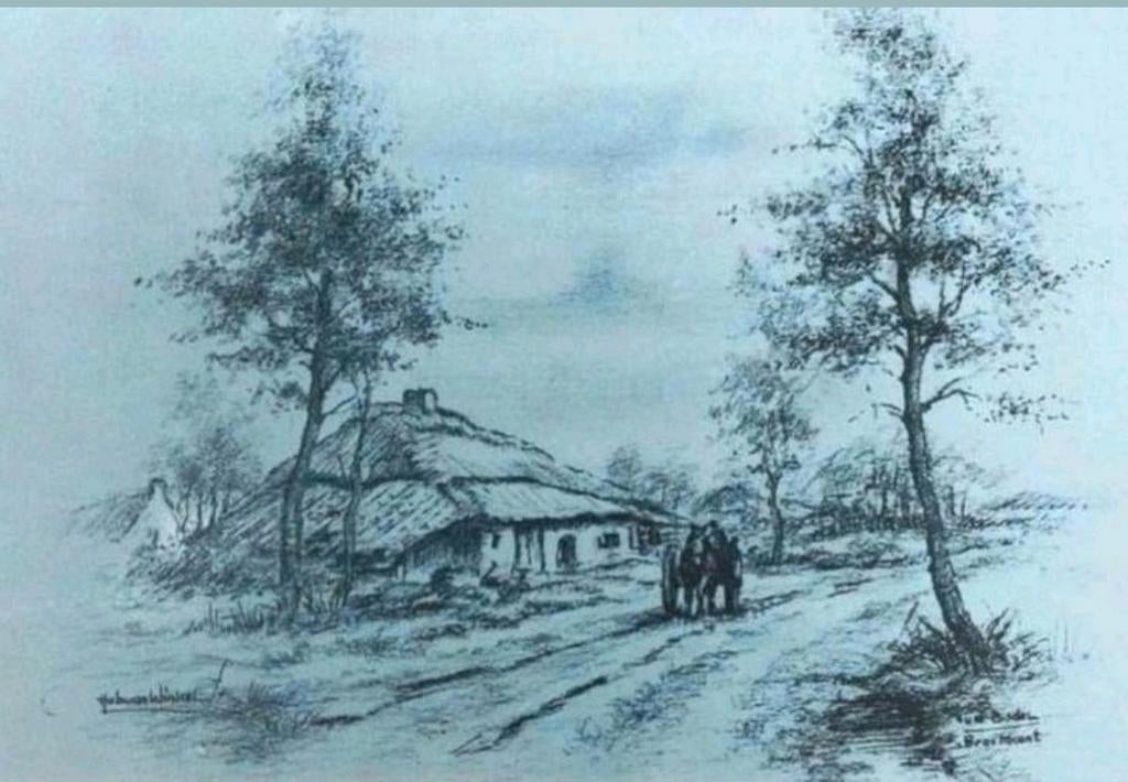 Originele prent .... Hub van Winkel ..., Ophalen of Verzenden, Clearstamp