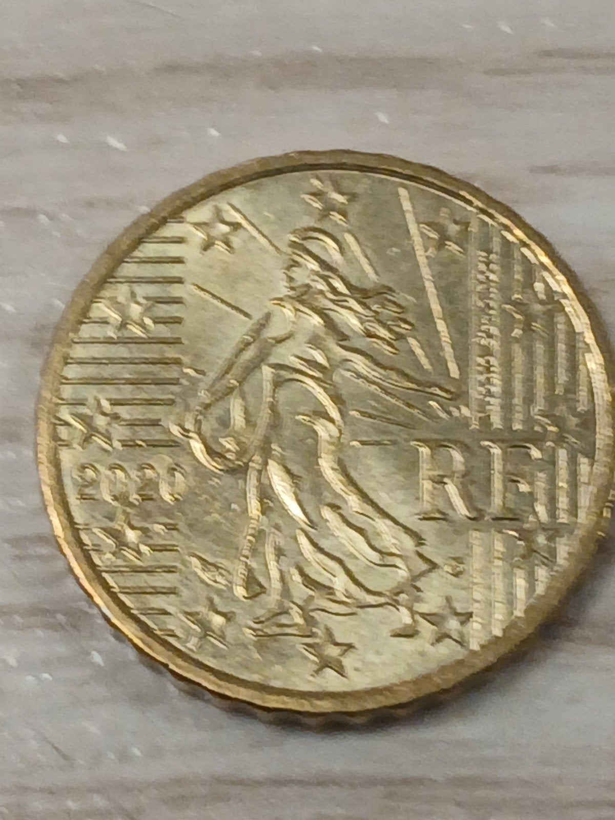 Zeldzame Franse 10 cent munt uit 2020, Postzegels en Munten, Munten | Europa | Euromunten, Ophalen of Verzenden, Frankrijk, 10 cent