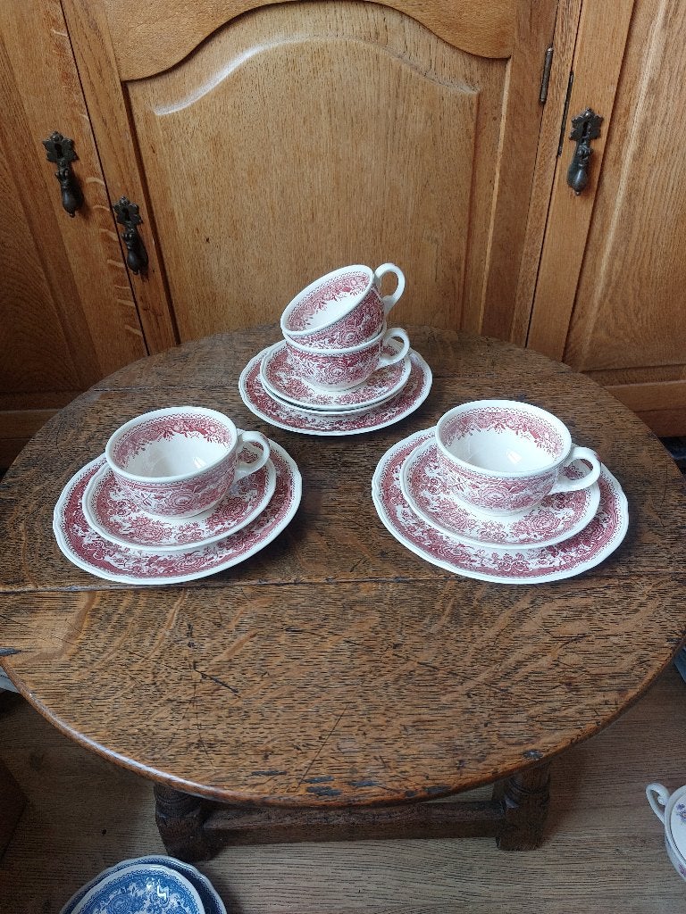 Servies Villeroy en Boch Burgenland Rood, Ophalen of Verzenden