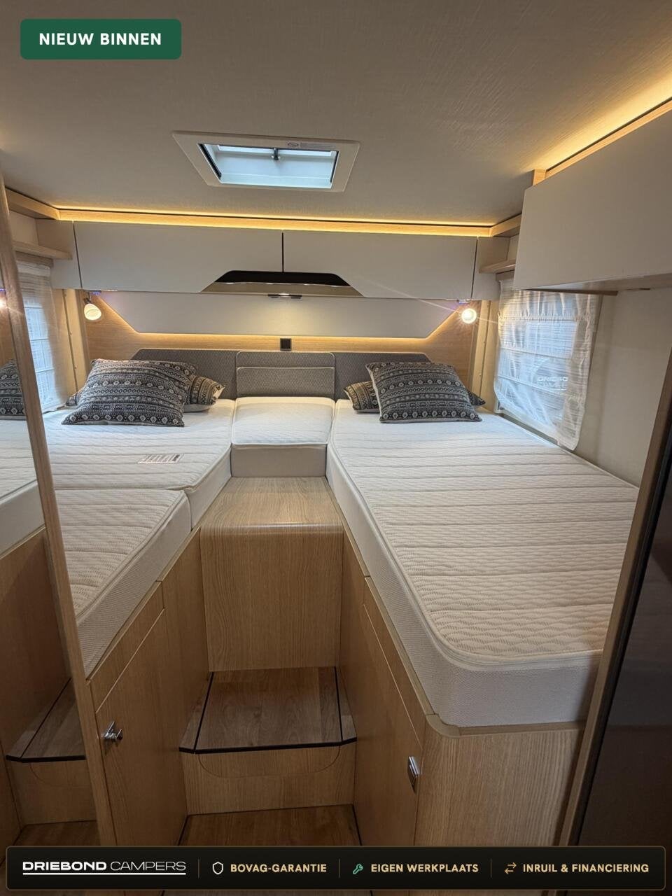 Hymer B600 MC White-Line Automaat Enkele Bedden Lithium Omvo, Caravans en Kamperen, Automaat, 7 tot 8 meter, Bedrijf, Hymer