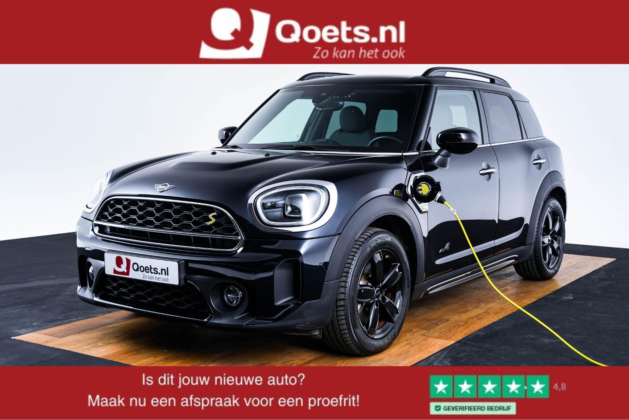 MINI Countryman Cooper S E ALL4 Active Cruise Control - Visi, Auto's, Automaat, Dealer onderhouden, Stof, Gebruikt