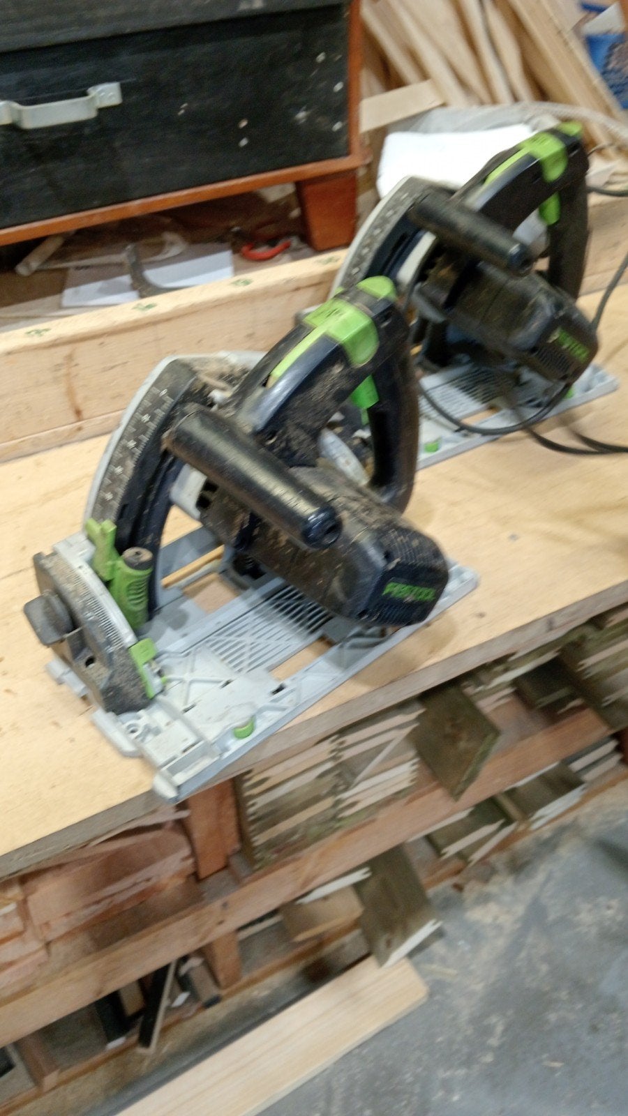 Festool invalzaag TS 55 REQ-Plus, Gebruikt, Invalzaag, Ophalen of Verzenden, 30 tot 70 mm