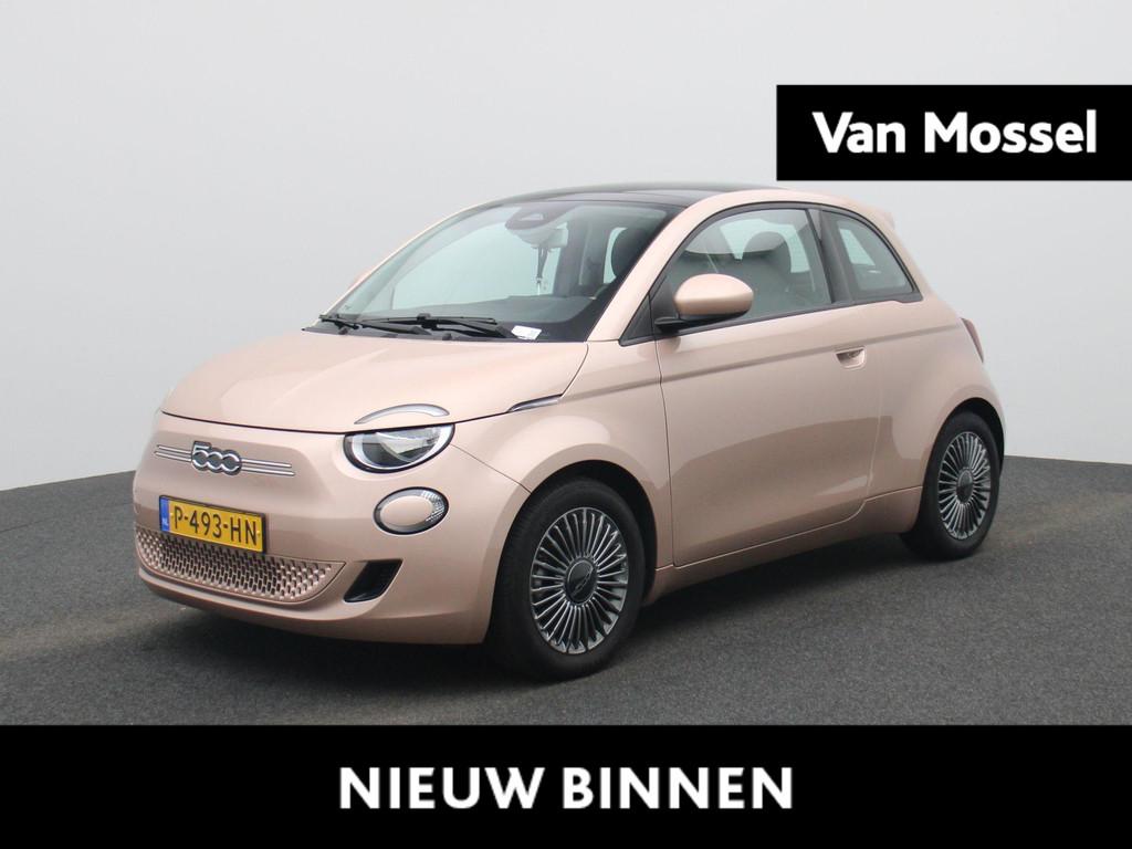 Fiat 500 Icon 42 kWh | PANO | Cruise Control | Keyless | App, Auto's, 12 maanden, Stof, 4 stoelen, Origineel Nederlands