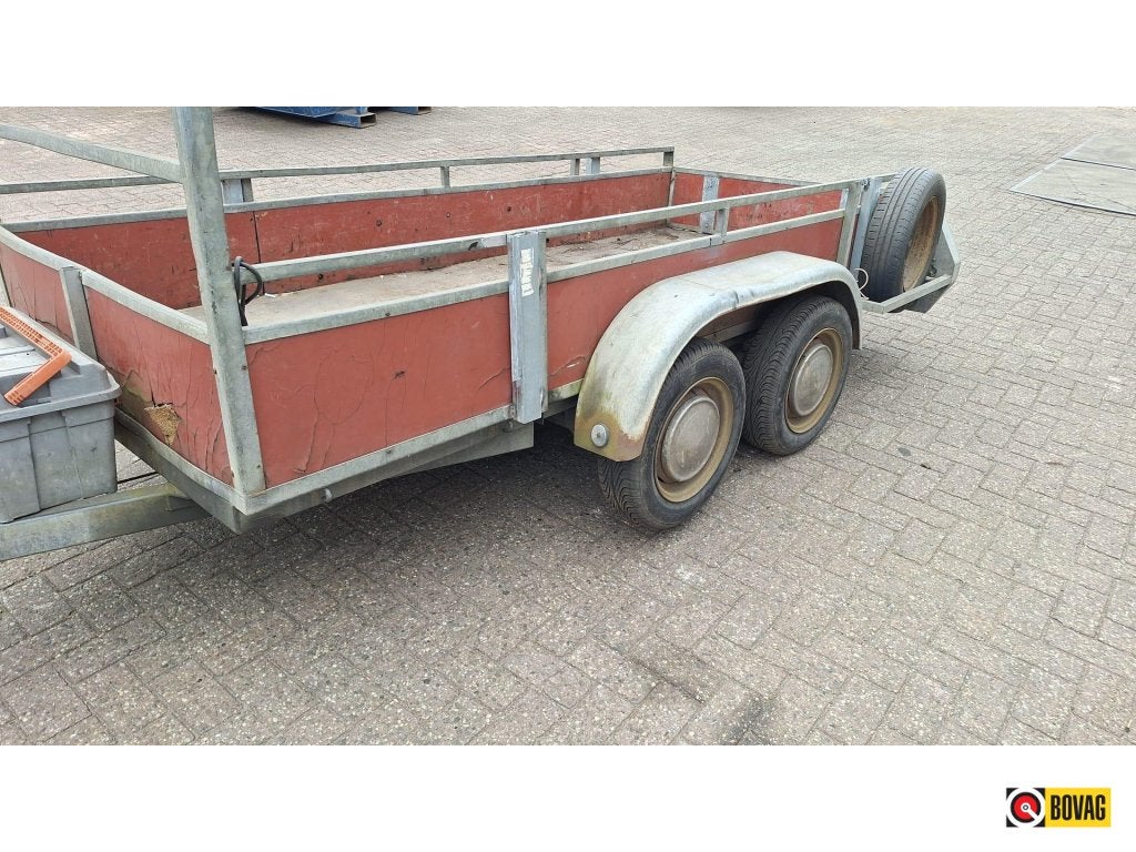 Anssems tandemasser bakwagen 2.000kg assen defect euro 399,-, Gebruikt
