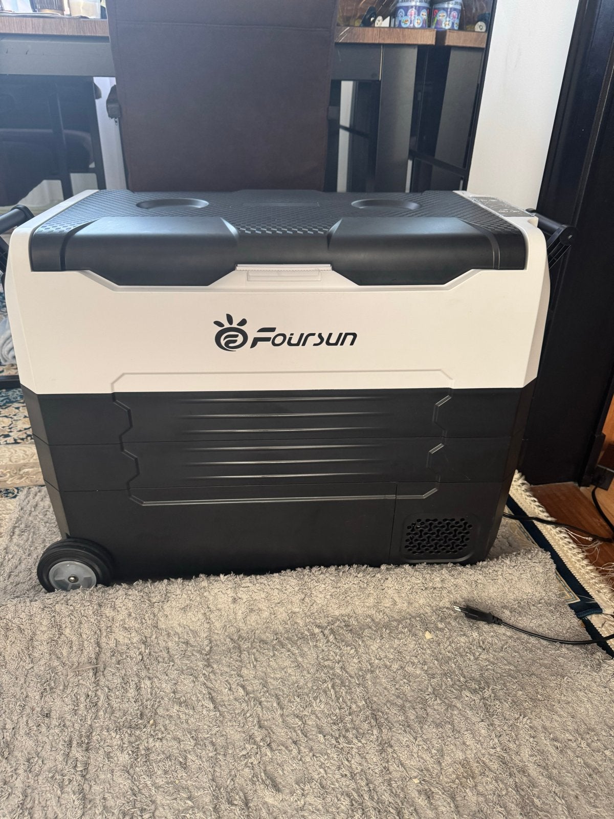 Foursun draagbare koelbox/vriezer (FS-C45), 85 tot 120 cm, 200 liter of meer, 60 cm of meer, Met aparte vriezer