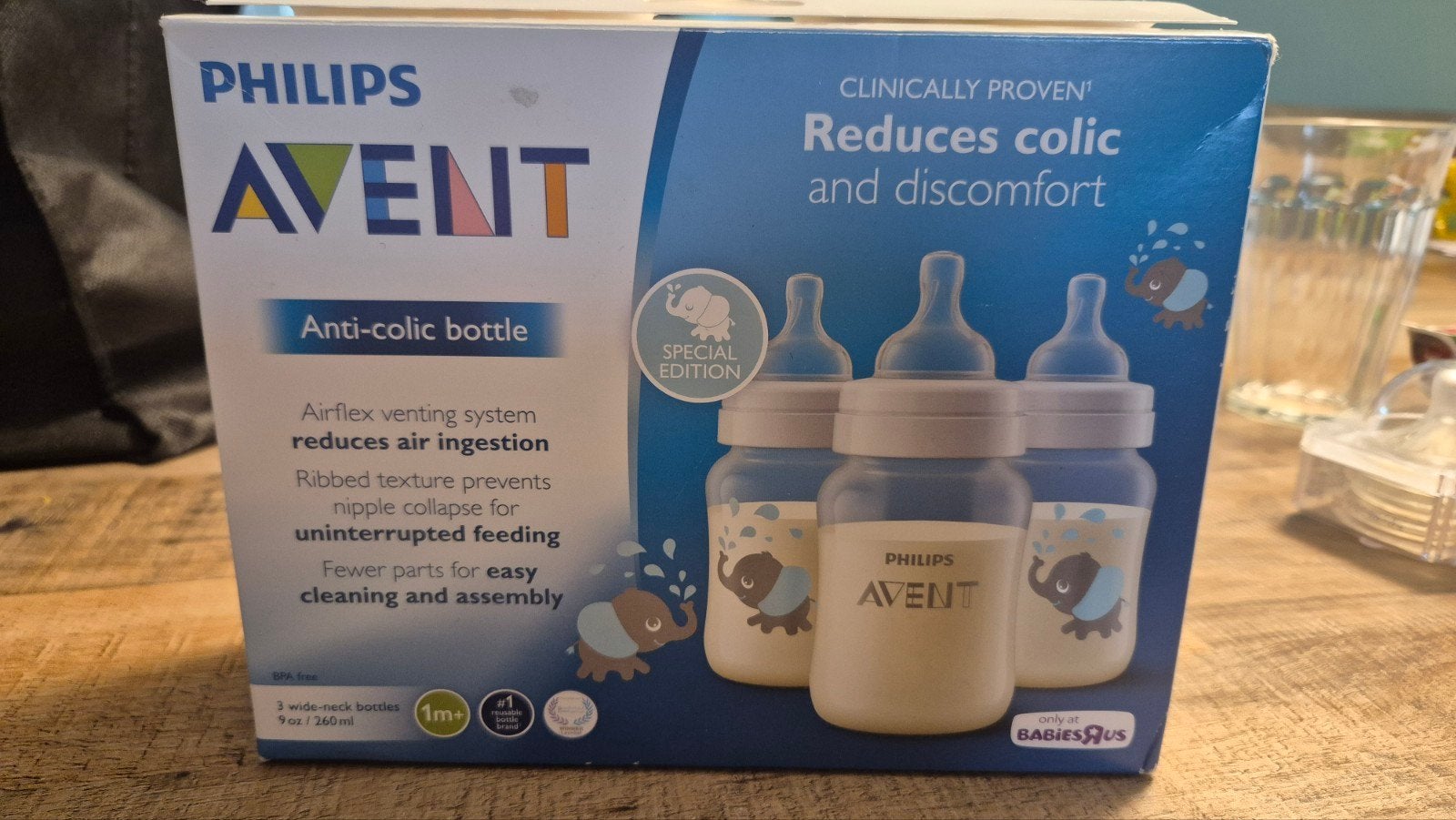 Philips Avent Anti-Colic Babyflessen (3x 260ml), Ophalen, Nieuw, Babyfles, Philips Avent