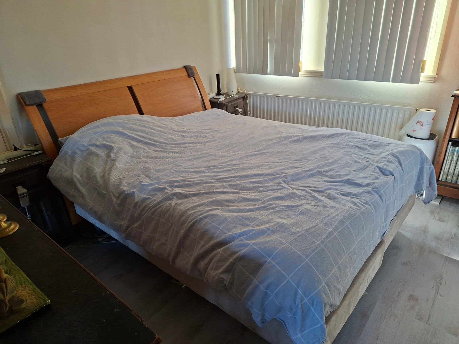2 persoonsbed, Huis en Inrichting, Slaapkamer | Bedden, Ophalen of Verzenden, Eenpersoons, Hout, 90 cm