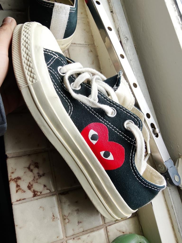 Converse Chuck 70 x Comme des Garçons PLAY sneakers, Kleding | Dames, Schoenen, Gedragen, Sneakers of Gympen, Zwart, Ophalen of Verzenden