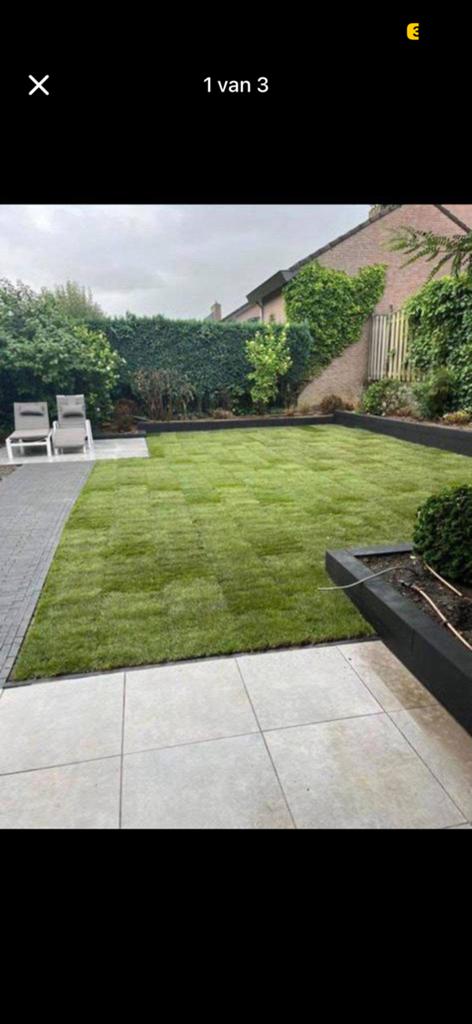 Tuinman heeft nog plek, Tuin en Terras, Gras en Kunstgras, Ophalen of Verzenden, Zo goed als nieuw, 20 m² of meer