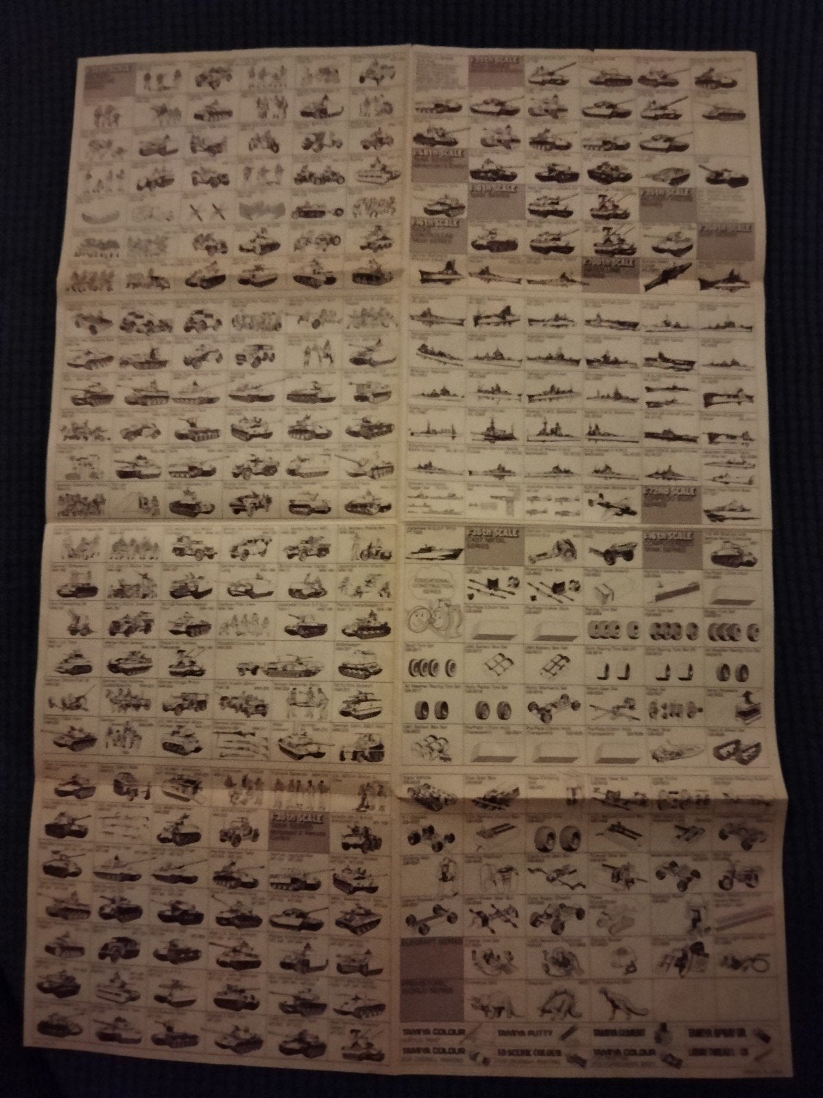 Vintage Tamiya Catalogus - Modelbouw Collectie, Ophalen of Verzenden, Gebruikt, Overige typen, Tamiya