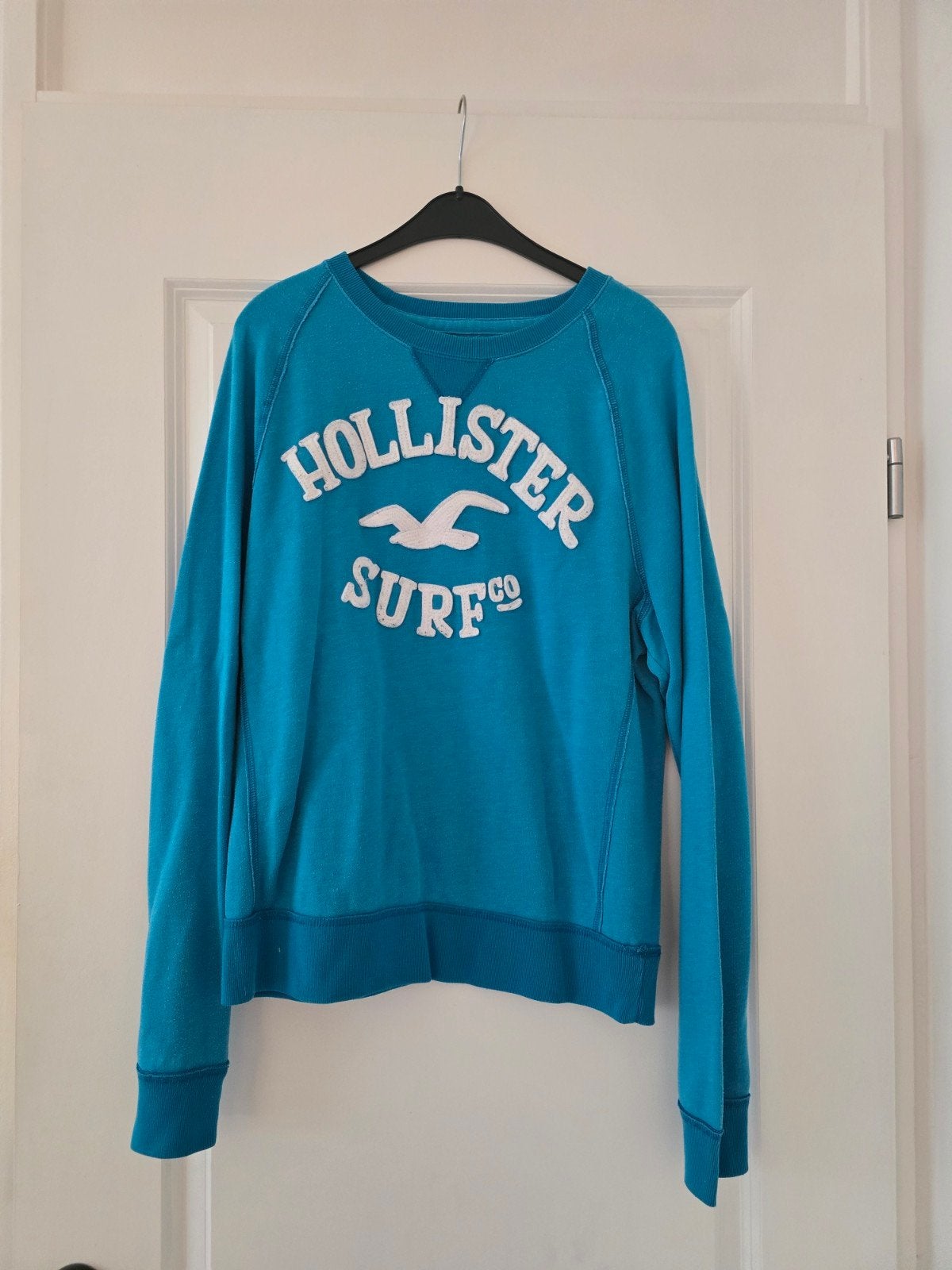 Hollister Surf Co. sweater - Maat L, Ophalen of Verzenden, Gedragen, Blauw