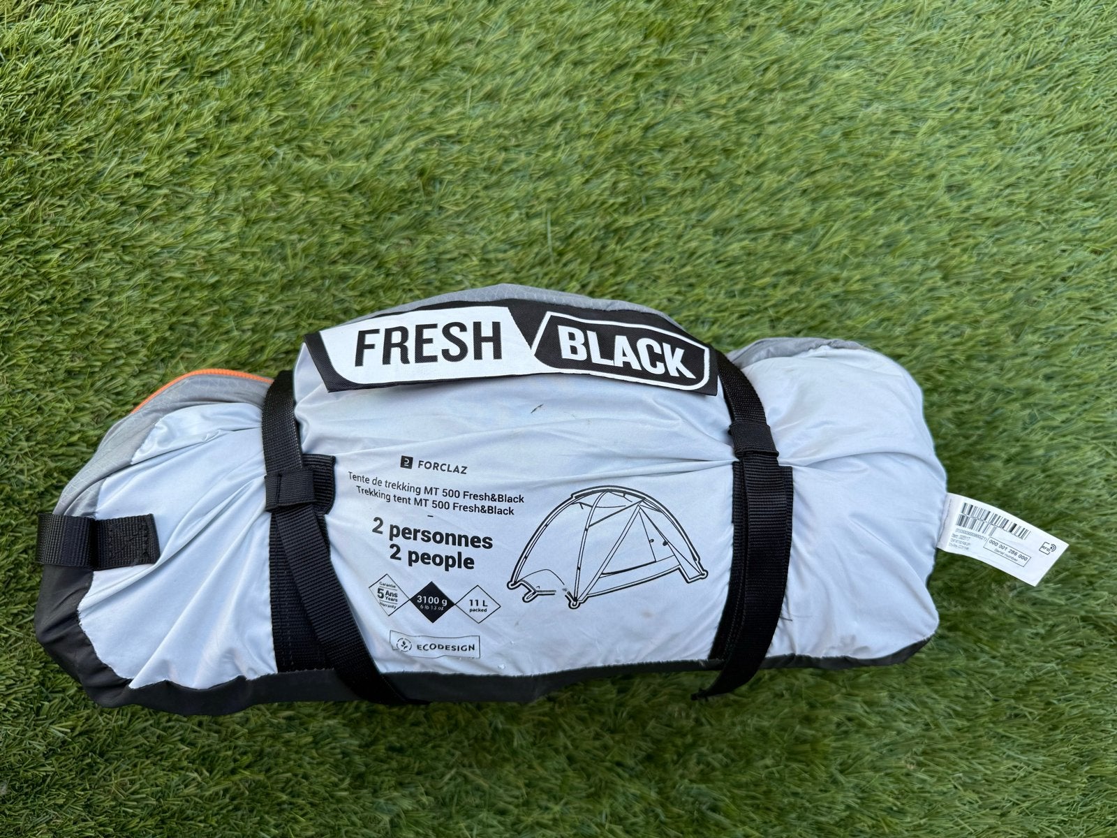 Forclaz MT 500 Fresh&Black Trekkingtent 2 personen, Ophalen, Zo goed als nieuw, Tot en met 2