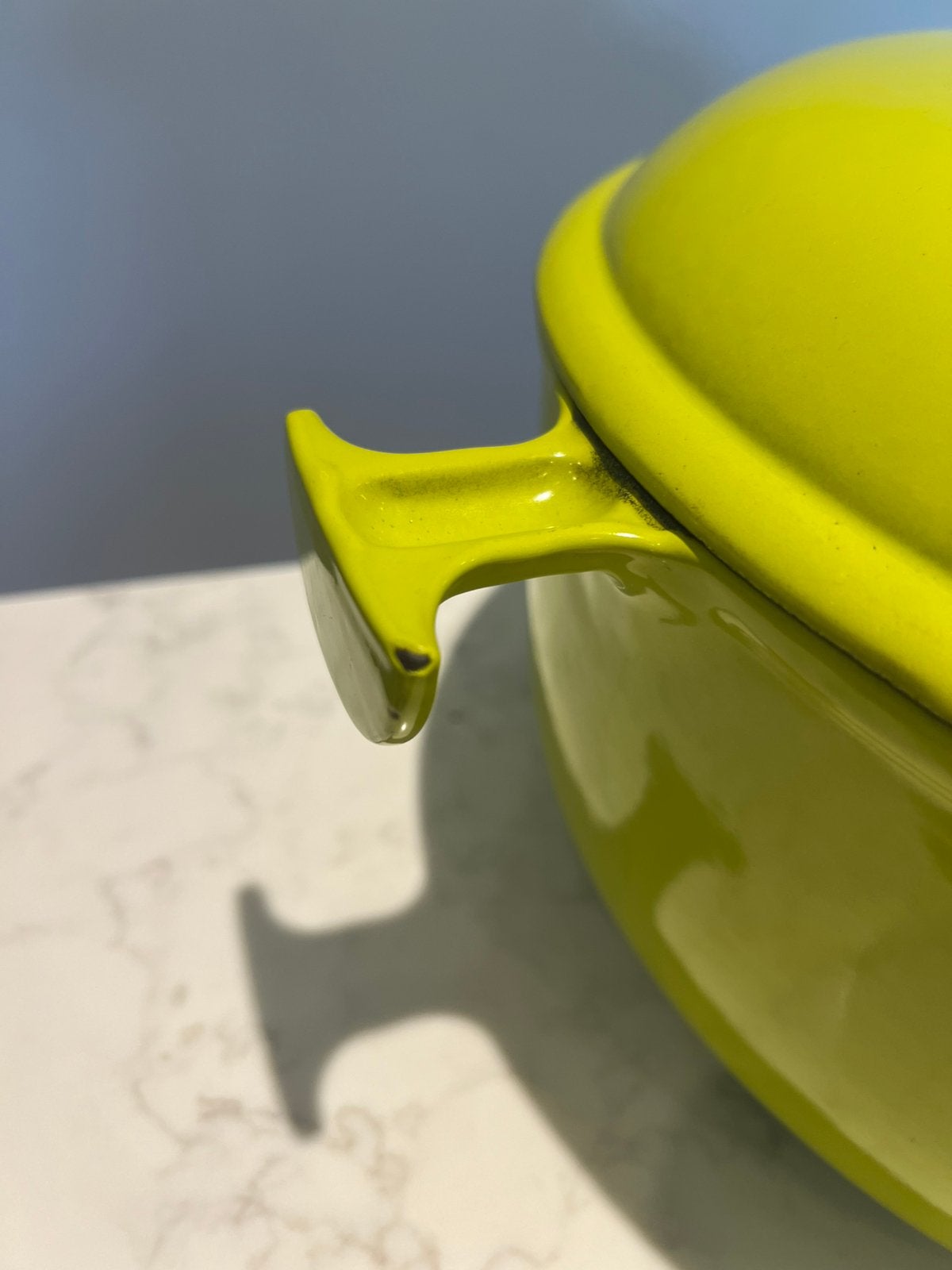 Le Creuset La Mama Cocotte Ø29 cm Mintgroen, Le Creuset, Ophalen of Verzenden, Zo goed als nieuw, Le Creuset
