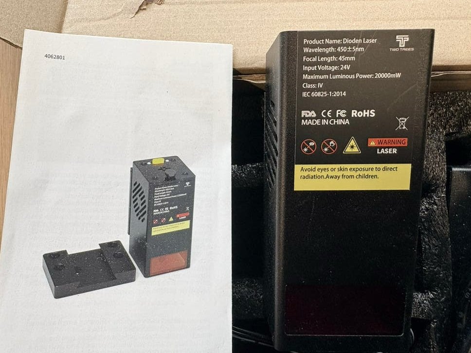 Twotrees Laser Module, Ophalen of Verzenden, Zo goed als nieuw