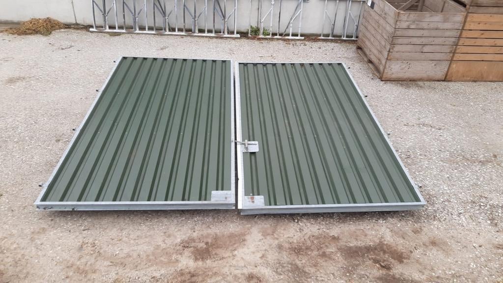 Damwand dubbele deuren, Ophalen of Verzenden, 120 cm of meer, Binnendeur, 200 tot 215 cm
