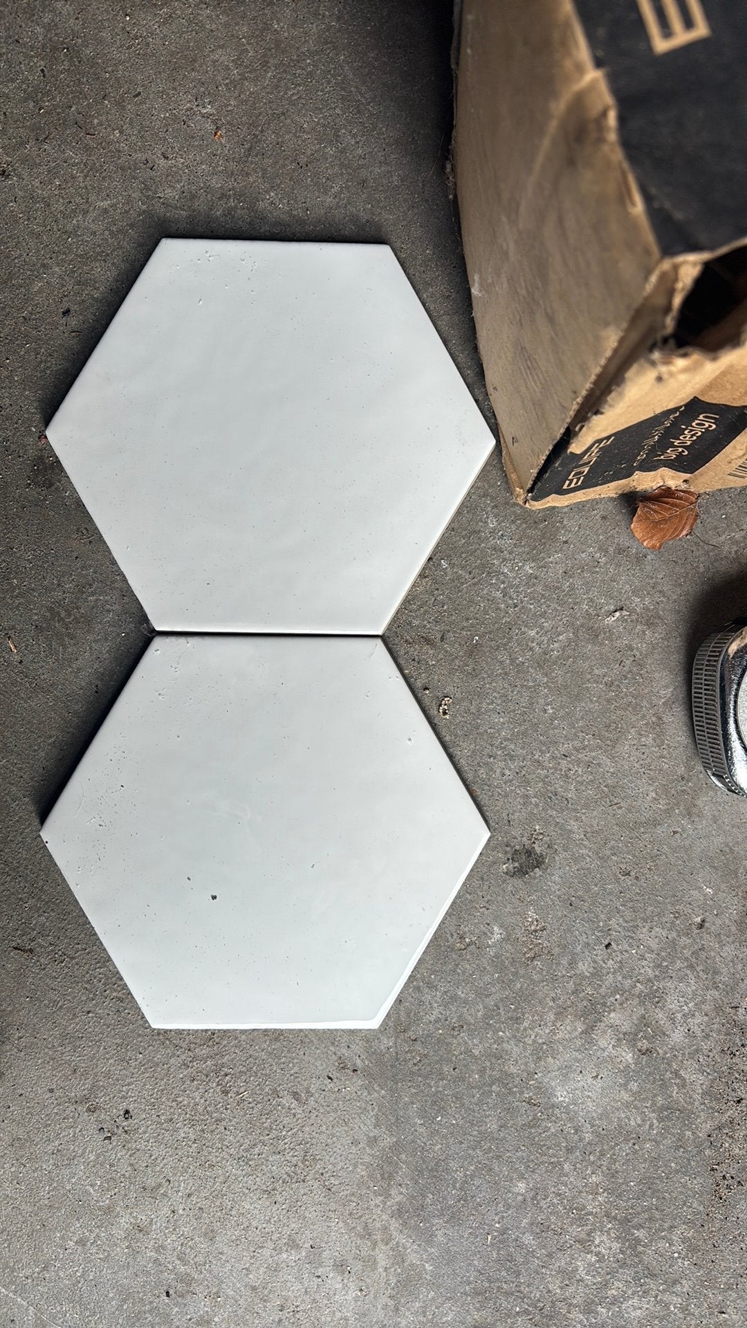 Muur tegels 6 hoek glans, Doe-het-zelf en Verbouw, Ophalen, Nieuw, Minder dan 20 cm, Minder dan 5 m²