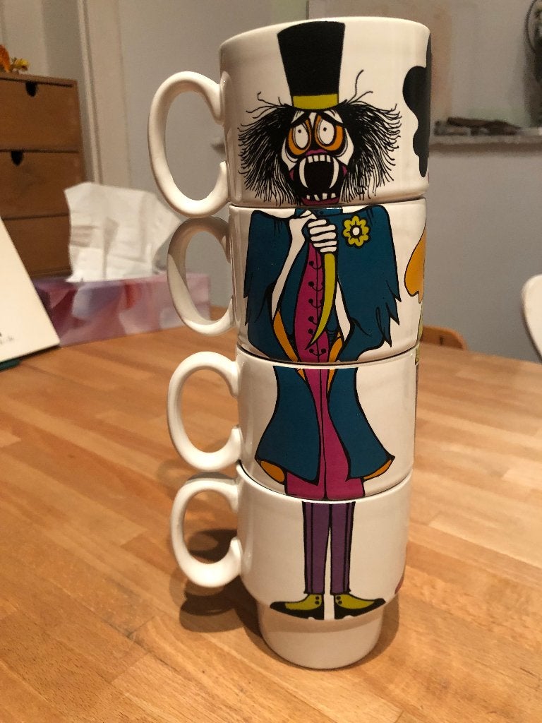 Bekers, jaren '70, Overige materialen, Zo goed als nieuw, Overige stijlen, Mok